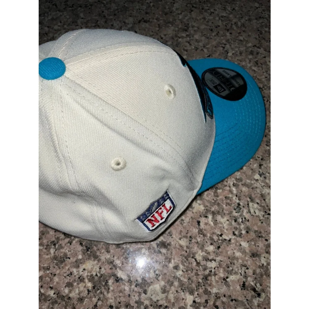 Carolina Panthers NFL of Sideline Hat Size Large /X Large Ivory‎